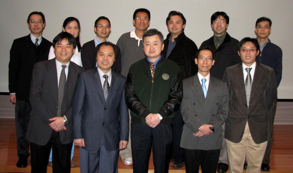 Council Members 2008 - 2010: From left to right, Front row: Dr CHAN Yan Fat Alfred (Secretary), Dr TANG Kam Shing, Dr YAN Wing Wa (Chairman), Dr CHING Chi Keung, Dr TSANG Chi Chung Chris; Back row: Dr LAU Chun Wing Arthur (Website Editor-in-chief), Dr CHAN Pik Kei Osburga (Treasurer), Dr LAM Koon Ngai Philip, Dr CHAN Kin Wai, Dr TAI Kian Bun, Dr CHAN King Chung Kenny, Dr SO Sheung On