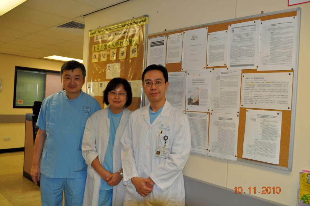 From left to right: Dr WW YAN, Dr CHU Kong, Dr Arthur CW LAU