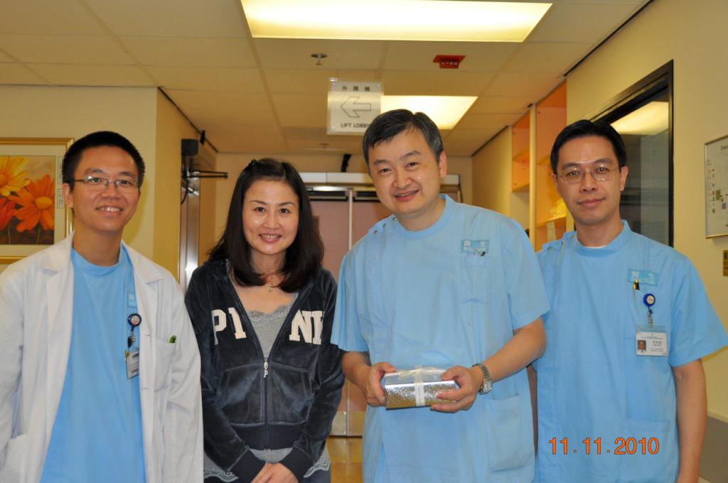 From left to right: Dr HP Shum, Ms Angela Koe, Dr WW Yan, Dr Arthur CW Lau