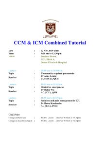 CCM ICM Combined Tutorial 20191102 revised
