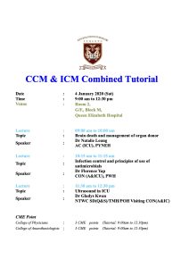 CCM ICM Combined Tutorial 20200104