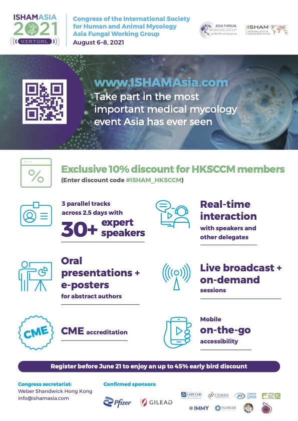 ISHAM 2021 Flyer HKSCCM