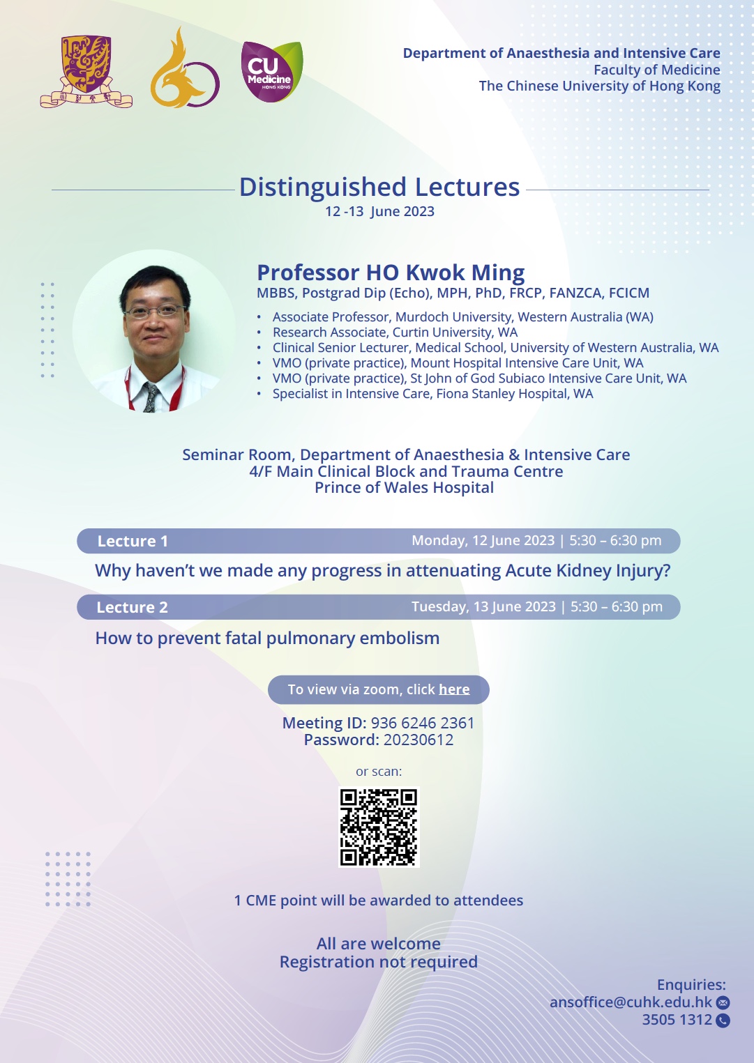 CUHK lecture 2023
