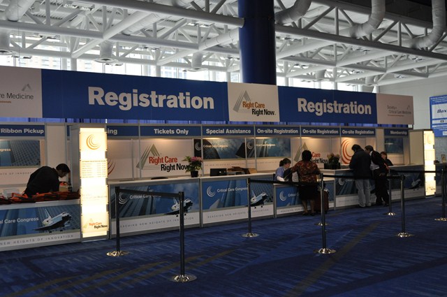 Registration Counter at the Venue