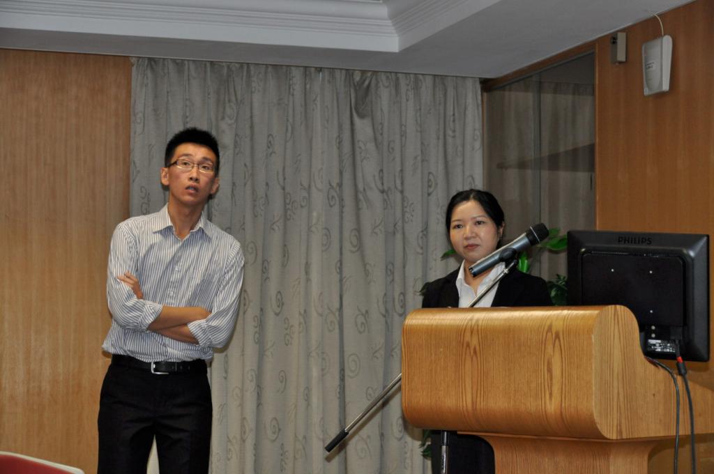 L to R, Dr KK Chan and Dr Eunise Ho
